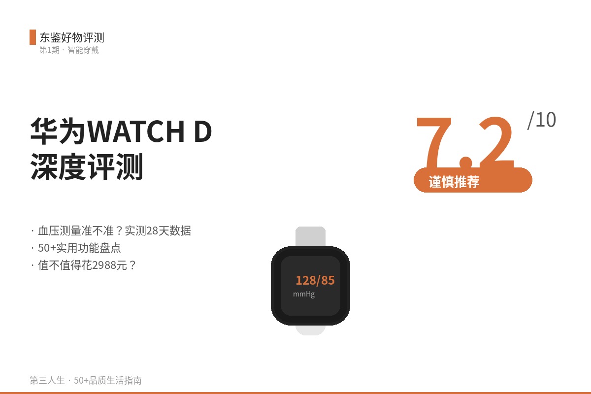 华为WATCH D血压手表